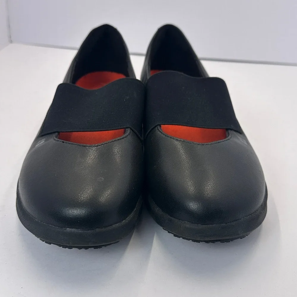 Shoes For Crews Women Black Mary Jane Slip Resistant Work Shoes 37199 Size 7